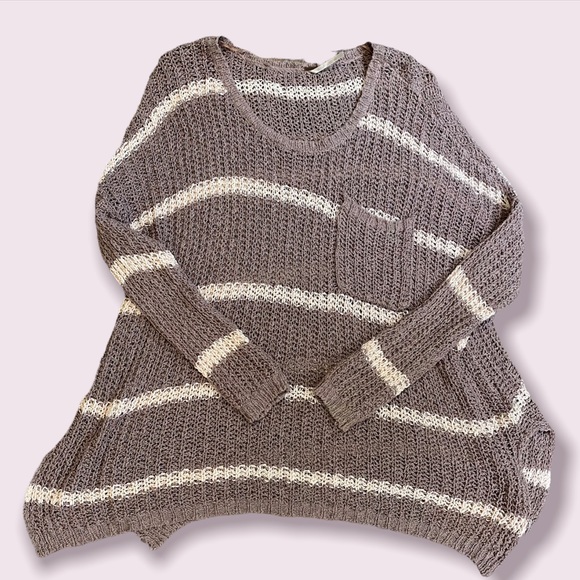 Free People Sweaters - Free People Greenwich Village Striped Sweater